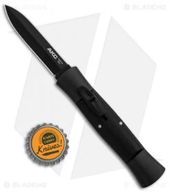 AKC 007 Concord OTF Automatic Dagger Knife Black (2.75" Black) 9 AKC 007 Concord OTF Automatic Dagger Knife Black (2.75" Black) -Knife Shop AKC 007 Concord OTF Black Black Dagger GX 30504 jr bottlecap