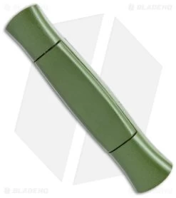 AKC 077 Concord OTF Automatic Knife NATO Military Green (3.25" Satin Flat) -Knife Shop AKC 077 Concord OTF Auto NATO Military Green Satin Flat BHQ 179232 jr side