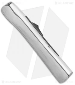 AKC Concord Dagger OTF Automatic Knife Polish/Black (3.25" Satin) -Knife Shop AKC Concord Dagger OTF Auto Polish Black Satin BHQ 92038 jr side