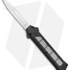AKC F-16 D/A Bayonet OTF Automatic Knife Black/Stripe (3.3" Satin) 2 AKC F-16 D/A Bayonet OTF Automatic Knife Black/Stripe (3.3" Satin) -Knife Shop AKC F 16 Black Stripe Inlay DA OTF Bayo Satin Plain BP 25394 jr