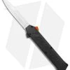 AKC F-16 D/A Bayo OTF Automatic Knife Black W/ Orange Button (3.3" Satin) -Knife Shop AKC F 16 DA Bayo OTF Auto Black Orange Button Satin BHQ 102935 jr
