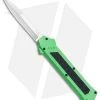 AKC F-16 D/A Bayonet OTF Automatic Knife Green (3.3" Satin) -Knife Shop AKC F 16 Green DA OTF Bayo Satin Plain BP 23855 jr