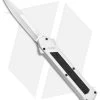 AKC F-16 D/A Bayonet OTF Automatic Knife White (3.3" Satin)