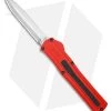 AKC F-20 DBL Dagger OTF Automatic Knife Red Aluminum (3.6" Satin) -Knife Shop AKC F 20 DA Dagger OTF Auto Red Aluminum Satin BHQ 179208 jr