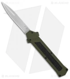 AKC F-16 D/A Bayonet OTF Automatic Knife OD Green (3.3" Satin)