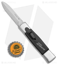 AKC Minion Concord OTF Automatic Knife Polish/Black (2.3" Satin Dagger) -Knife Shop AKC Minion Concord Polish Black OTF Auto Satin Dagger GX 41033 jr bottlecap