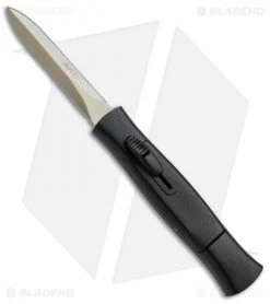 AKC 077 Concord OTF Automatic Knife Black (3.25" Gold Dagger)