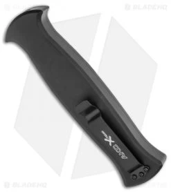 AKC X-treme EVO Dagger OTF Automatic Knife Black W/ Pocket Clip (3.5" Black) -Knife Shop AKC X treme EVO OTF Automatic Knife Black 3.5 Satin Dagger BHQ 119723 LS Side