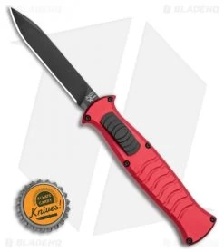 AKC X-treme EVO OTF Automatic Knife Red (3.5" Black) -Knife Shop AKC X treme EVO OTF Automatic Knife Red 3.5in Black EVO ROB BHQ 115345 LS Bottlecap