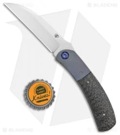 Aaron Frederick Custom Top Flipper Knife Lightning Strike CF/Ti (3" Satin) -Knife Shop Aaron Frederick Custom Top Flipper Lightning Strike CF Ti Satin BHQ 102298 jr bottlecap