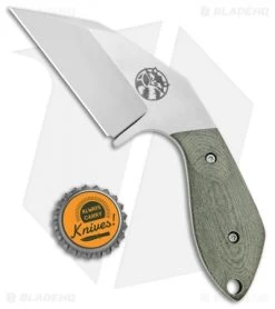Aaron Frederick/Trash Panda Knives F-Off Fixed Blade OD Green Micarta (3.1" SW) -Knife Shop Aaron Frederick Trash Panda F Off OD Green Micarta SW BHQ 102303 jr bottlecap