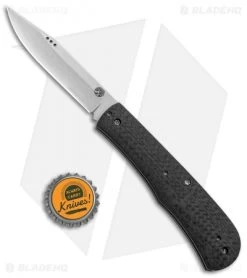 Aaron Frederick / Trash Panda Knives Kit Slip Joint Knife Carbon Fiber (3.5" SW) -Knife Shop Aaron Frederick Trash Panda Kit SJ CF BHQ 92372 jr bottlecap