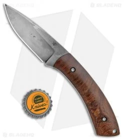 Aaron Frederick Work Horse Fixed Blade Knife Brazilian Walnut (3.375" 1095) 9 Aaron Frederick Work Horse Fixed Blade Knife Brazilian Walnut (3.375" 1095) -Knife Shop Aaron Frederick Work Horse Brazilian Walnut 1095 BHQ 102301 jr bottlecap