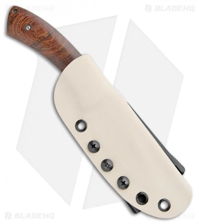 Aaron Frederick Work Horse Fixed Blade Knife Brazilian Walnut (3.375" 1095) 5 Aaron Frederick Work Horse Fixed Blade Knife Brazilian Walnut (3.375" 1095) - Image 3