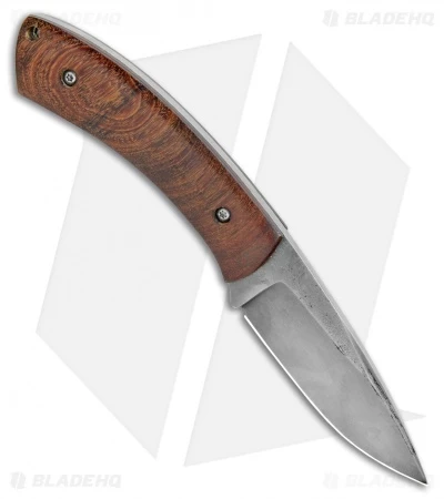 Aaron Frederick Work Horse Fixed Blade Knife Brazilian Walnut (3.375" 1095) 4 Aaron Frederick Work Horse Fixed Blade Knife Brazilian Walnut (3.375" 1095) - Image 2