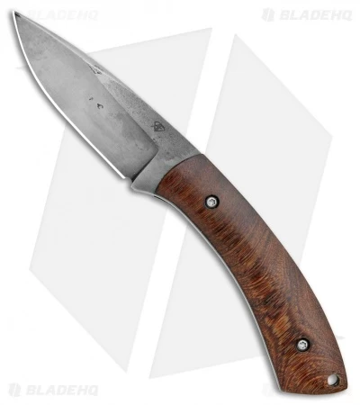 Aaron Frederick Work Horse Fixed Blade Knife Brazilian Walnut (3.375" 1095) 3 Aaron Frederick Work Horse Fixed Blade Knife Brazilian Walnut (3.375" 1095)