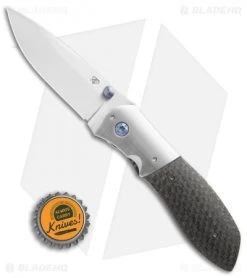 Aaron Fredrick Custom Mathor Liner Lock Knife LSCF/Nickel (3.1" Satin) -Knife Shop Aaron Fredrick Custom Mathor LSCF SS BHQ 71968 er size