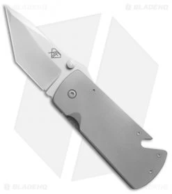 Aaron Fredrick Custom Money Clip Frame Lock Knife Titanium (2.75" Stonewash)