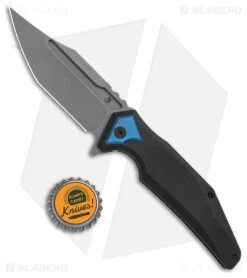 Arcane Design The ABYSS Frame Lock Knife Black Titanium (3.5" SW M390) -Knife Shop Arcane Design The Abyss Ti FL SW Black BHQ 163841 jr bottlecap
