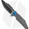 Arcane Design The ABYSS Frame Lock Knife Gray Titanium (3.5" Two-Tone M390) -Knife Shop Arcane Design The Abyss Ti FL TT Gray BHQ 163845 jr