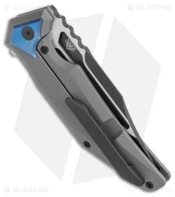 Arcane Design The ABYSS Frame Lock Knife Gray Titanium (3.5" Two-Tone M390) -Knife Shop Arcane Design The Abyss Ti FL TT Gray BHQ 163845 jr side