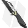 Arcane Design The CRAWLER Frame Lock Knife Black Titanium (3.6" Two-Tone M390)