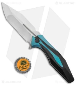 Arcane Design X Isham Bladeworks PLEXUS Knife Black/Blue Ti (3.5" Satin M390) -Knife Shop Arcane Design x Isham Bladeworks PLEXUS Black Ti Satin BHQ 141915 jr bottlecap