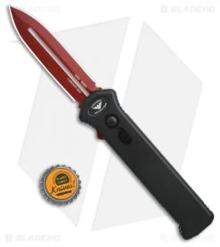 Paragon PARA-XD Blood Line Dagger OTF Automatic Knife Smooth Black (3.6" Red) -Knife Shop Asheville Steel Paragon PARA XD Blood Line dagger smooth black red BHQ 76371 er bottlecap jr