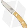 Bark River Blackwater Fixed Blade Knife Antique Ivory Canvas Micarta (3" Elmax) -Knife Shop Bark River Blackwater Ivory Micarta Elmax BHQ 52798