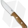 Bark River Bravo 1 Field Fixed Blade Knife Natural Canvas Micarta (4.25" Satin) -Knife Shop Bark River Bravo 1 Field Natural Canvas Micarta Satin BHQ 72543 jr