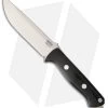 Bark River Knives Bravo 1.25 Fixed Blade Knife Black Canvas Micarta (5" S35VN)