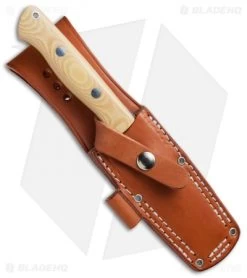 Bark River Bravo 1.25 LT Fixed Blade Knife Antique Ivory Micarta (5" CPM-3V) 8 Bark River Bravo 1.25 LT Fixed Blade Knife Antique Ivory Micarta (5" CPM-3V) -Knife Shop Bark River Bravo 1.25 LT Antique Ivory Micarta BA07129MAI BHQ 66416 jr sheath