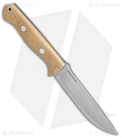 Bark River Bravo 1.25 LT Fixed Blade Knife Antique Ivory Micarta (5" CPM-3V) 4 Bark River Bravo 1.25 LT Fixed Blade Knife Antique Ivory Micarta (5" CPM-3V) - Image 2
