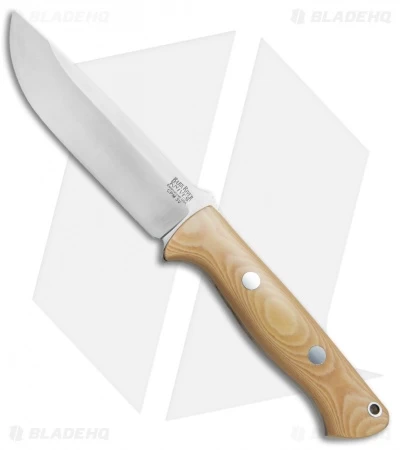 Bark River Bravo 1.25 LT Fixed Blade Knife Antique Ivory Micarta (5" CPM-3V) 3 Bark River Bravo 1.25 LT Fixed Blade Knife Antique Ivory Micarta (5" CPM-3V)