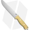 Bark River Bravo II 3V Fixed Blade Knife Yellow Canvas Micarta (7.00" CPM-3V)