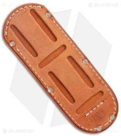 Bark River Classic Drop Point Fixed Blade Knife Green Micarta (3.75" Satin) -Knife Shop Bark River Classic Drop Point Fixed Blade Green Micarta Satin BHQ 175402 jr sheath back