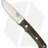 Bark River Classic Utility Caper Fixed Blade Green Canvas Micarta (3.25" Satin) -Knife Shop Bark River Classic Utility Caper Green Canvas Micarta Satin BHQ 52749 er