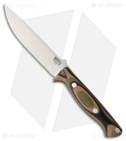Bark River Gunny Vortex Ramped Fixed Blade Knife Camo G-10 (4.75" A-2)