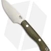 Bark River Kalahari Bushman Fixed Blade Knife Green Canvas Micarta (3.25" Satin)