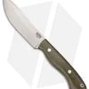 Bark River Kalahari Hunter Fixed Blade Knife Green Canvas Micarta (4.5" Satin) -Knife Shop Bark River Kalahari Hunter Green Canvas Micarta BHQ 38989 er
