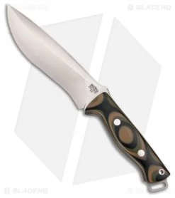 Bark River Knives Bravo Strike Force Knife Tan Camo G-10 (6.75" Satin)