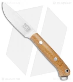 Bark River Little Creek Natural Canvas Micarta (2.5" Satin Cru Wear) 01-061M-NC
