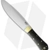 Bark River Mini Rogue Fixed Blade Knife Black Canvas Micarta (4.75" Satin) -Knife Shop Bark River Mini Rogue Black Canvas Micarta Satin BHQ 80354 jr