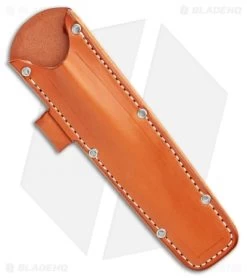 Bark River Puukko Fixed Blade Knife Natural Canvas Micarta (4.375" Satin 3V) -Knife Shop Bark River Puukko Natural Canvas Micarta Satin BA06129MNC BHQ 105040 jr sheath