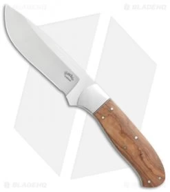Boekoe Knives SVR Hunter Fixed Blade Knife Wild Olive Wood (4" Satin)