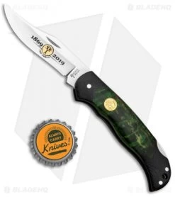 Boker Junior Scout Lightweight 150th Anniversary Knife Curly Birch (2.6" Satin) -Knife Shop Boker Junior Scout Lightweight 150th Anniversary Curly Birch G 10 116119 BHQ 94442 jr bottlecap