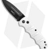 Boker Kalashnikov Dagger Automatic Knife Imperial White (3.25" Black D2) -Knife Shop Boker Kalashnikov Dagger Auto White Black 01KALS34N BHQ 75529 jr 3