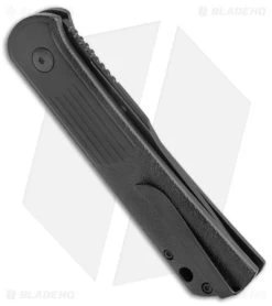 Boker Lundquist Alluvial Automatic Knife Black (3" Black) -Knife Shop Boker Lundquist Alluvial Auto Black Aluminum Black BHQ 125068 jr side