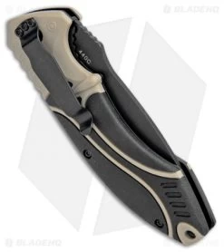 Boker Magnum Advance Pro 42 Liner Lock Knife Desert Tan (3.5" Black) -Knife Shop Boker Magnum Advance Pro 42 LL Desert Tan Black 01RY308 BHQ 98582 jr side