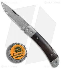Boker Magnum Damascus Countess Lockback Knife Ebony (2.1" Damascus) 01MB049DAM -Knife Shop Boker Magnum Damascus Countess BHQ 80864 er bottlecap